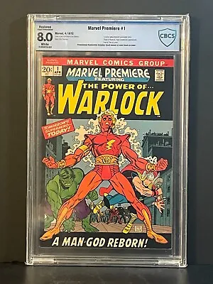 Marvel Premiere #1 CBCS 8.0 Restored 1st Appearance Of Adam Warlock Named 1972 • $149.95