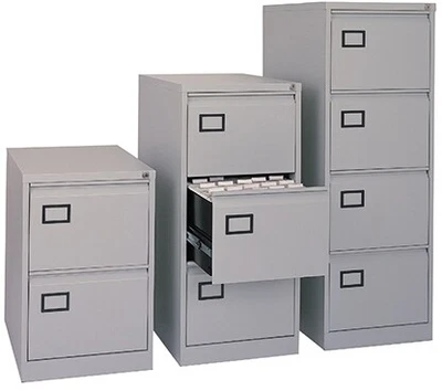 £341.21 • Buy Dams 4 Drawer Executive Filing Cabinet Grey