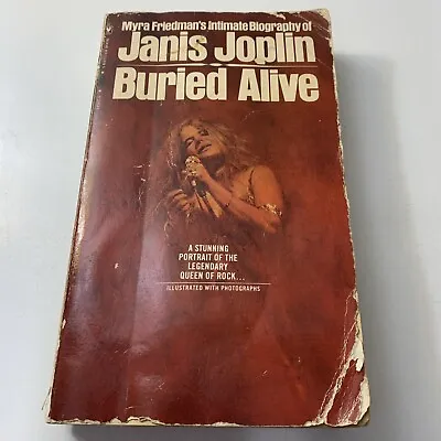 Janis Joplin: Buried Alive - Myra Friedman (1974) Vintage Paperback  • $6.62