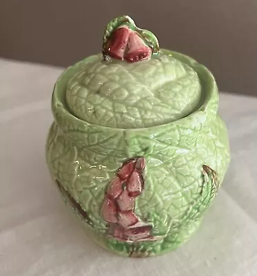 Vintage Carlton Ware Jelly Or Sauce Jar Majolka Pattern • $18