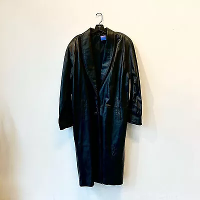 XL/16 Jaqueline Farrar Black Trenchcoat • $85.50