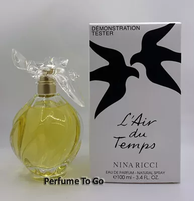 NINA RICCI L'AIR Du TEMPS 3.4 Oz (100 Ml) Eau De Parfum EDP Spray NEW TESTER • $44.27