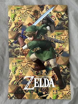 The Legend Of Zelda Gamestop Exclusive 11  X 17  Poster 35th Ann. Double Sided  • $14.99