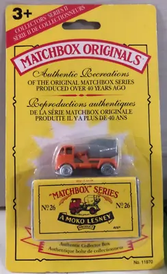 Matchbox Originals Series No. 26 ERF Cement Mixer Limited Edition • £7.50