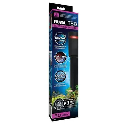 Fluval T50 Electronic Heater 50w Aquarium Fish Tank • $49