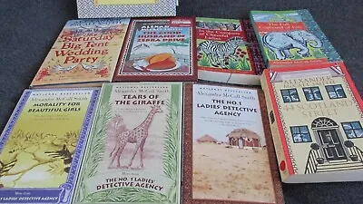 $40 • Buy Lot Of 8x Alexander McCall Smith The No. 1 Ladies' Detective Agency Books!