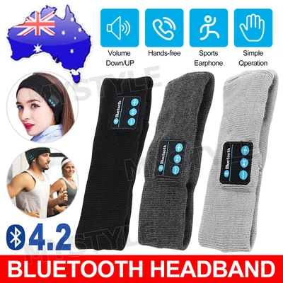 $8.45 • Buy Sleep Headset Bluetooth Wireless Stereo Earphone Headphone Sports Headband