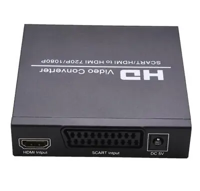 £32.37 • Buy SCART To HDMI+HDMI RGB HD Video Converter Audio Scart To Hdmi+Digital 1080P