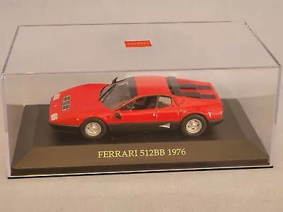 IXO Models 1/43 Scale FERRARI 512BB 1976 RED FER005 • £18