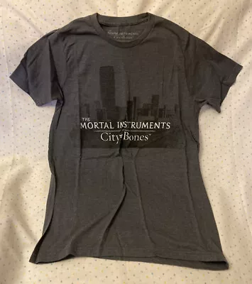 The Mortal Instruments City Of Bones 2013 Promotional T-Shirt Small Gray • $19.99