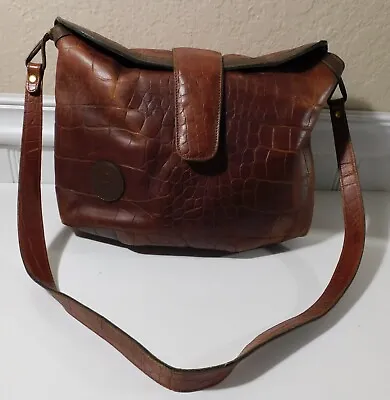 Etienne Aigner Shoulder Bag Purse Brown Leather Vintage • $19.75