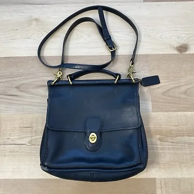 Coach Vintage Willis Black Crossbody Bag 9927  • $85