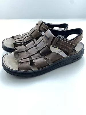 Skechers Men’s 12 Gladiator Fisherman Sandals Open Toe Y2K Brown Leather 4267 • $27.55