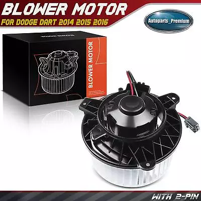 Front HVAC Heater Blower Motor W/ Fan Cage For Dodge Dart 2013-2016 68225055AB • $37.69