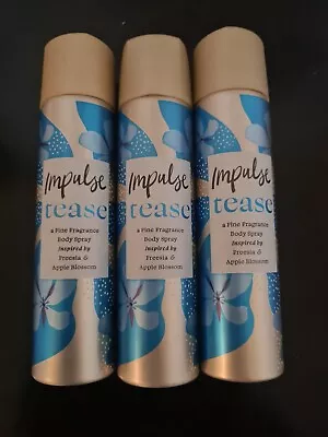 3X IMPULSE BODY FRAGRANCE 75ML SPRAY DEODORANT Antiperspirant Sprays • £8