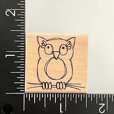 Hero Arts Owl B4951 Wood Mounted Rubber Stamp • $3.99