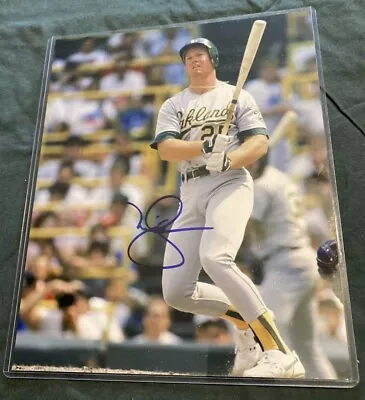 St. Louis Cardinals Oakland A’s Mark McGwire Autographed Signed Photo MLB • $59.99