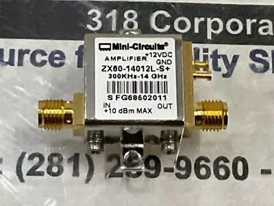 Mini-Circuits Ultra Wide Bandwidth Amplifier - ZX60-14012L-S+ W/Warranty • $60