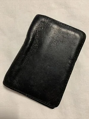 Links Of London Black Genuine Leather Bifold Wallet Card Holder -FREE UK POSTAGE • £8.79