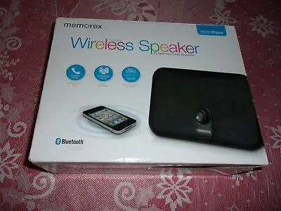 Memorex MW550 Wireless Bluetooth Speaker&Speakerphone 3.5mm AUX Input USB Charge • $16.99