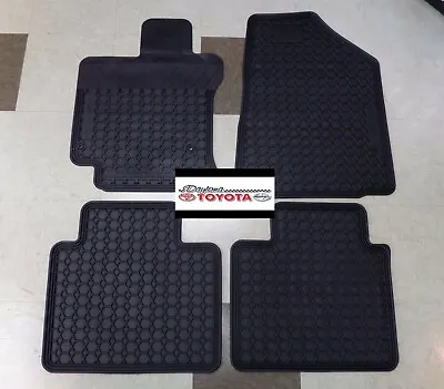 OEM Toyota Venza 2009 - 2012 All Weather Rubber Floor Mats (4pcs) PU320-0T009-02 • $111.81