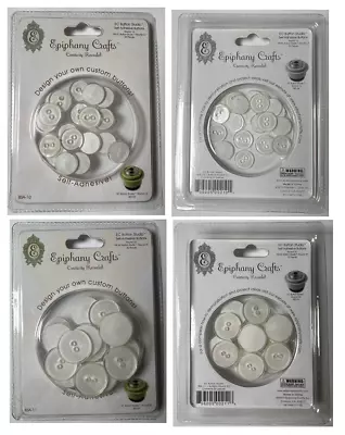 Epiphany Crafts Button Studio Self-Adhesive Buttons 20pk ~ YOU PICK • $5.50