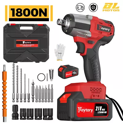 3 In 1 Brushless  Impact Wrench For Milwaukee 18V Battery 1/2  Impact Driver Gun • $67.86