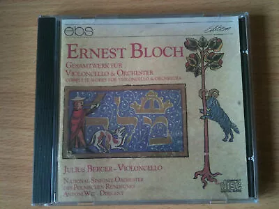 ERNEST BLOCK~Complete Works Violoncello & Orchestra~BERGER~V.RARE CLASSICAL CD • $37.88