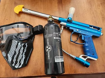 Spyder Victor Paintball Gun With Air Tank And Mask.. • $34.99
