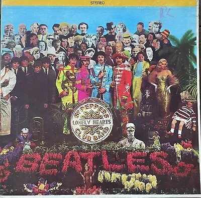 The Beatles Sgt Pepper's 1st Press 1968 Capitol Smas-2653 Stereo Lp Record Album • $125