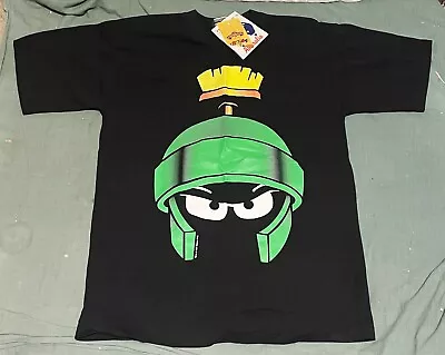 VINTAGE MARVIN THE MARTIAN Shirt LOONEY TUNES 97 Movie World Gold Coast MED NWT • $150