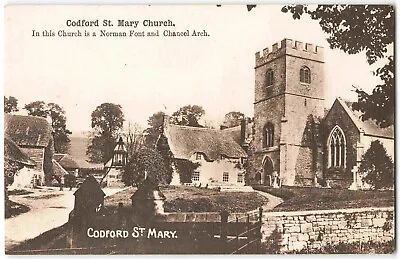 Codford Church Wiltshire St Mary Nr Warminster - Pre WWI  Postcard S02 • £3.45