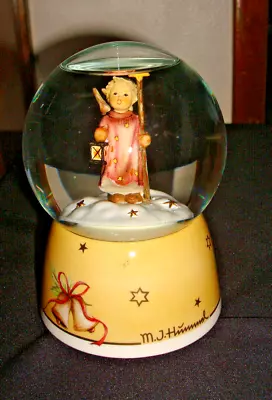 VTG Goebel M.J. Hummel Musical Snow Globe Angel Lantern Christmas Song #343 • $7.95
