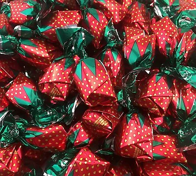 $10.29 • Buy Coastal Bay  STRAWBERRY FLAVORED Fruit Filled Hard Candy BULK-  1/2 POUND