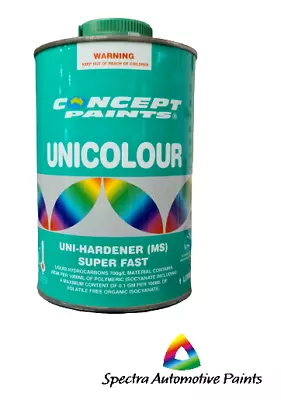 Concept Paints Unicolour 2K Uni Hardener MS SUPER FAST 1lt. Automotive Paint. • $49.95