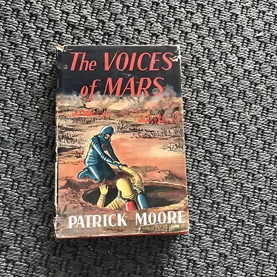 £9.99 • Buy Patrick Moore -The Voices Of Mars, 1960 Hardback Vintage Sci Fi Dust Jacket