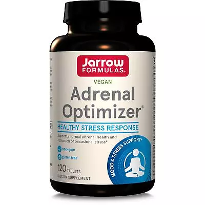 Jarrow Formulas Adrenal Optimizer 120 Tablets Supports Stress Anxiety Reduction • £27.06