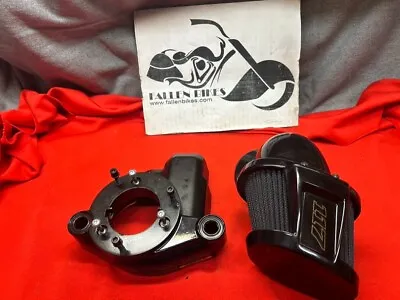 Genuine HARLEY Milwaukee 8 SCREAMIN EAGLE BLACK 117 HEAVY BREATHER AIR CLEANER • $296.99