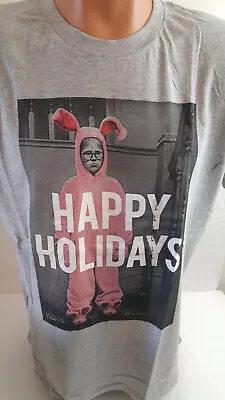 A Christmas Story Deranged Bunny Happy Holidays 2020  T-Shirt Men's Size Large • $12