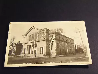 2 First Church Of Christ's Scientist Postcards Milwaukee Wi. And Memphis Tn. • $5