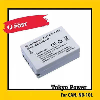 NB-10L High Power 1.6a Battery For Canon NB-10L Canon PowerShot SX40 HS SX50 HS • $15.90