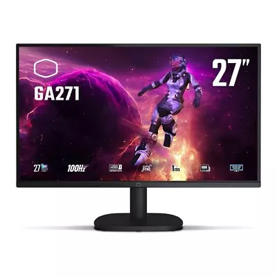 Coolermaster GA271 27  WQHD 100Hz Gaming Monitor  • $299.95