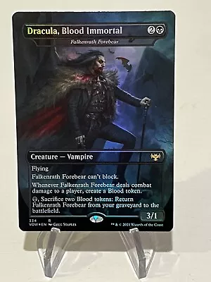 MTG Falkenrath Forebear Innistrad: Crimson Vow Dracula Blood Immortal - NM • $0.99