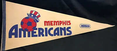 Vintage Memphis Americans 1980's Official MISL Major Indoor Soccer Pennant D20 • $32