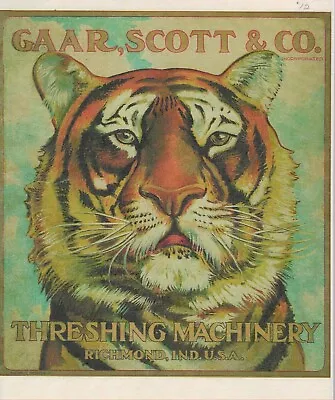 1907 Gaar-Scott STeaM Traction Engine Catalog Reprint • $14.98