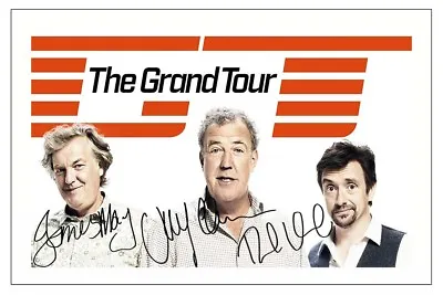 The Grand Tour Jeremy Clarkson Hammond James May Signed Photo Print  Autograph • £6.90