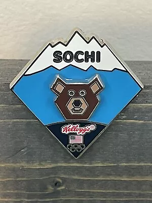 Sochi 2014 Kellogg’s Bear Sponsor Olympic Pin Badge • $6.50