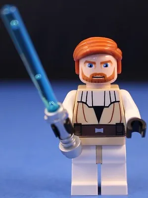 LEGO® Brick STAR WARS 7676 Minifigure Obi Wan Kenobi JEDI MASTER 100% LEGO • $30.69