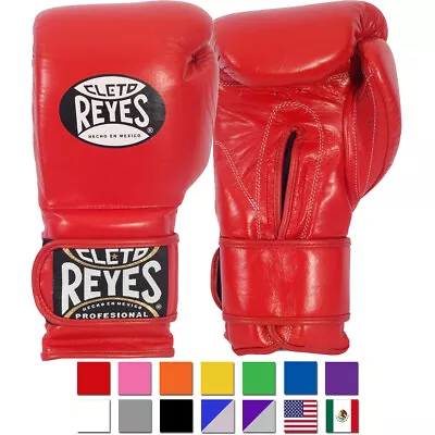 Cleto Reyes Hook And Loop Leather Training Boxing Gloves • $159.95