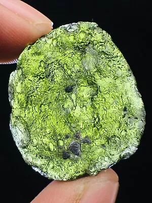 47ct Meteorite Moldavite Green Impact Fragment Meteor Stone Space Asteroid+coa • $0.99